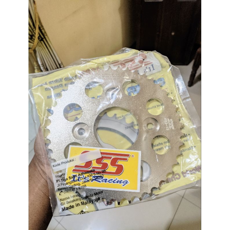 gear belakang sss ukuran 428-43