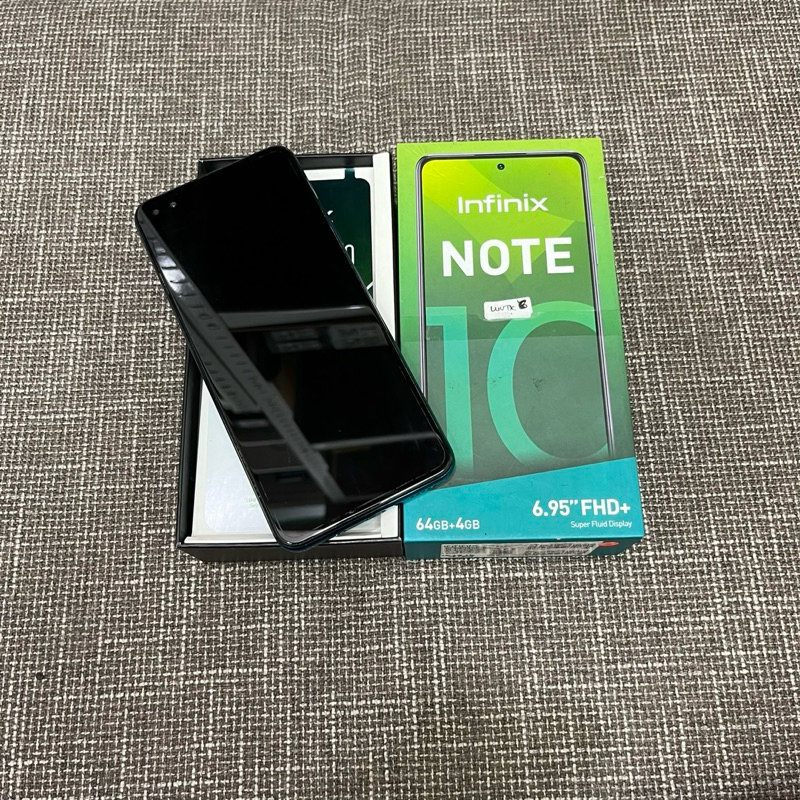 Infinix Note 10 4/64gb Fullset Second Garansi Resmi