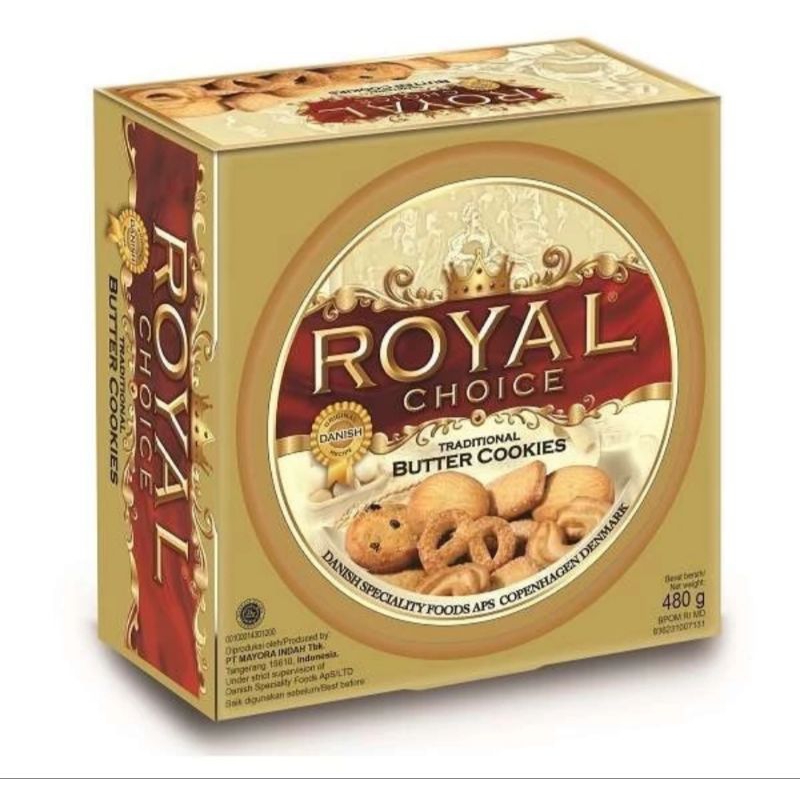 

Royal Choice Butter Cookies Biskuit Kaleng 480 Gram