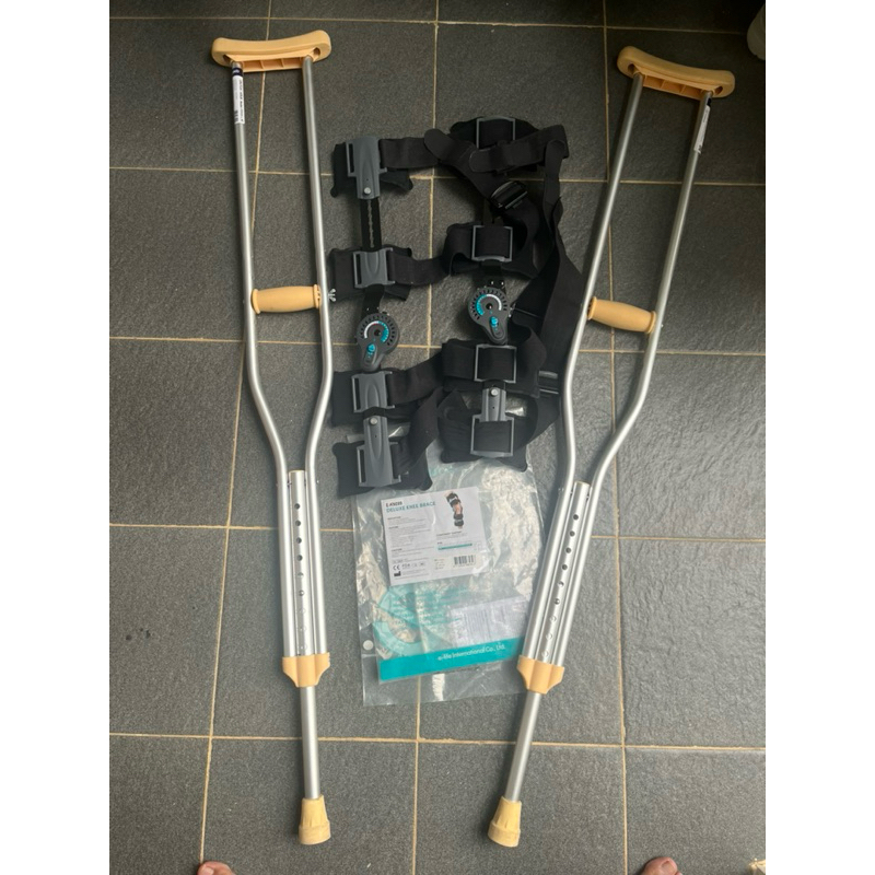 Kruk and Knee Braces Used Murah
