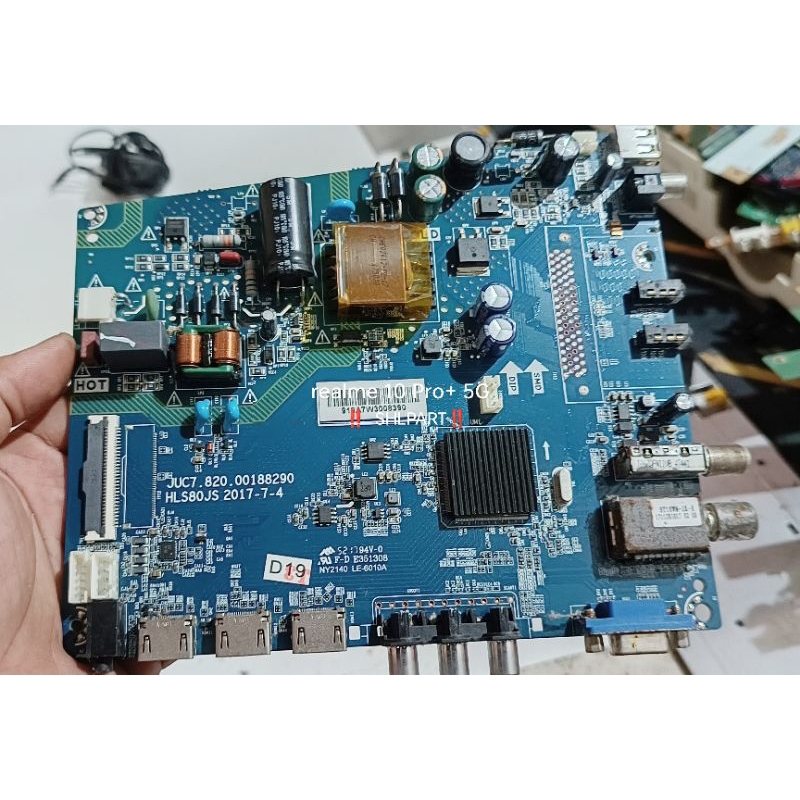 MAINBOARD MB 32E6000T MODUL MESIN TV CHANGHONG LED32E6000T