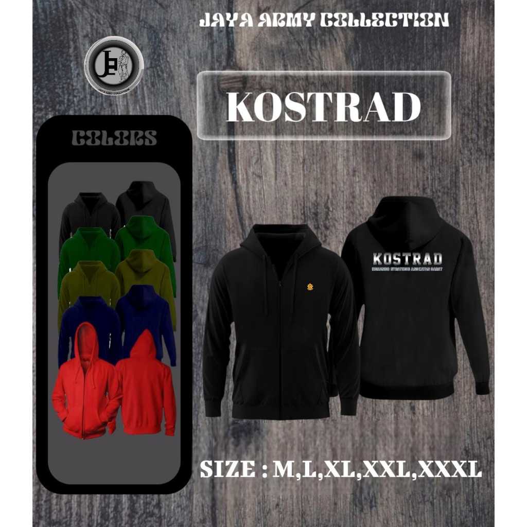 HOODIE MOTIF KOSTRAD GRADASI/ BISA COD/ NEW HOODIE 2024