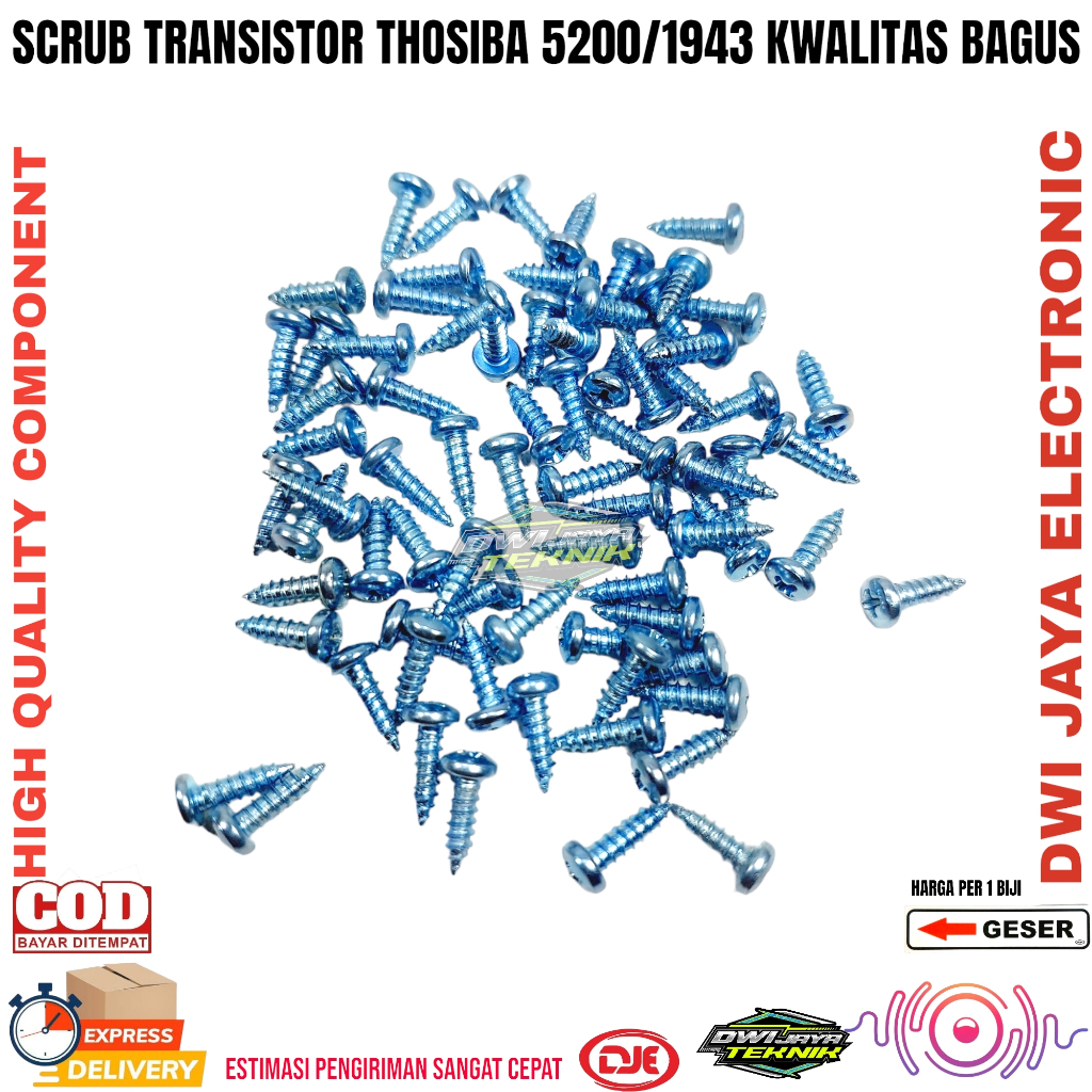 Scrub Transistor Thosiba 5200/1943 kualitas bagus