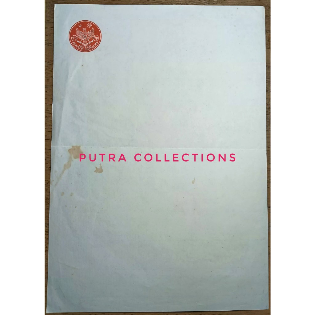 

kertas segel tahun 1978 single (A9)