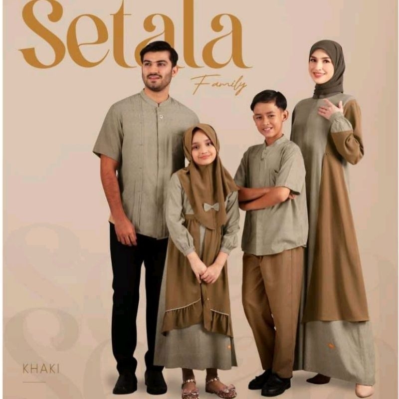 SARIMBIT SETALA KHAKI NIBRAS SARIMBIT KELUARGA COUPLE KELUARGA SARIMBIT NIBRAS SETALA