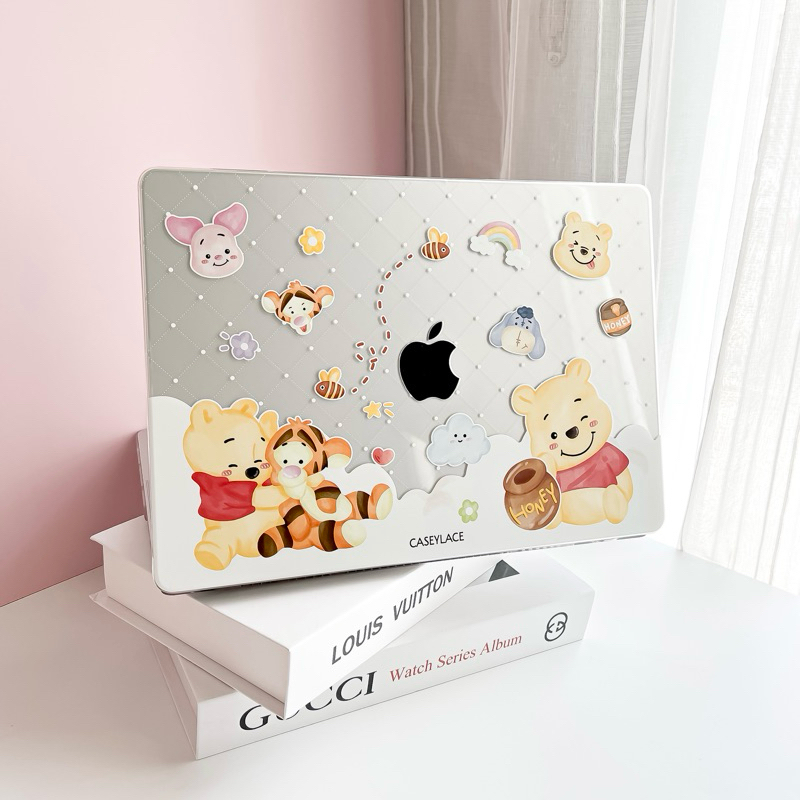 MacBook Case Pooh & Friends Collections - Mac Air Pro M1 M2 2020 2019 - MAC NEO A3404