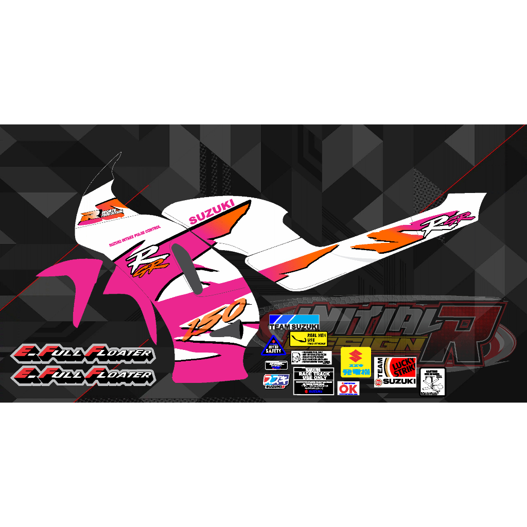 Striping suzuki rgr 150 jumbo ( bisa request warna )