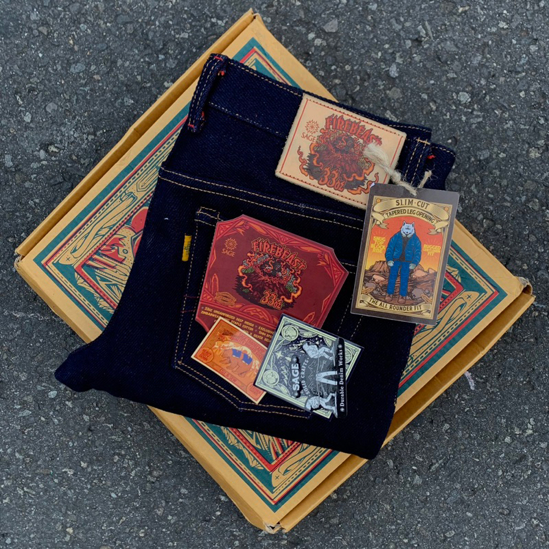 sage denim firebeast 33Oz