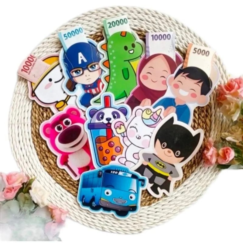 

Angpau Lebaran Karakter 3D/Angpau lebaran lucu/Amplop lebaran 2024/ amplop lebaran aesthetic