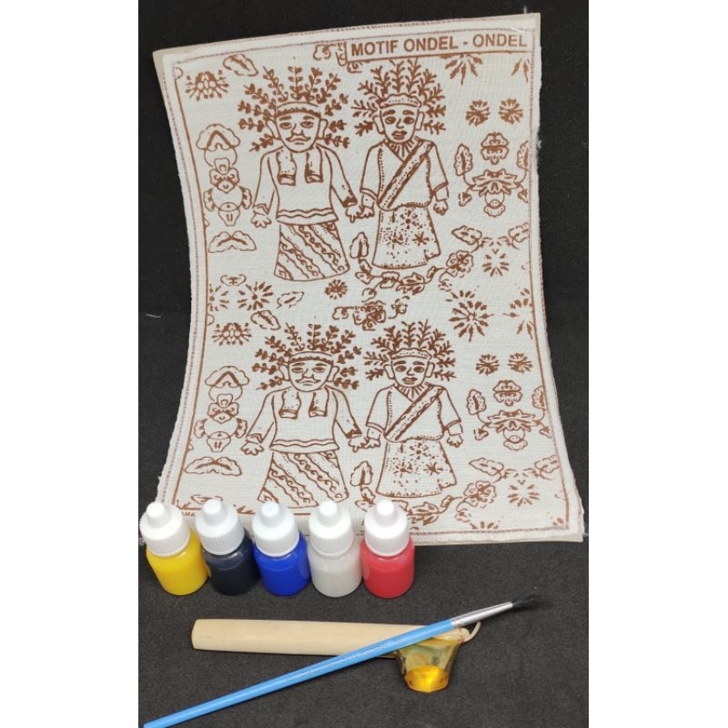 

RB prakarya batik tugas sekolah lengkap 5 tinta warna