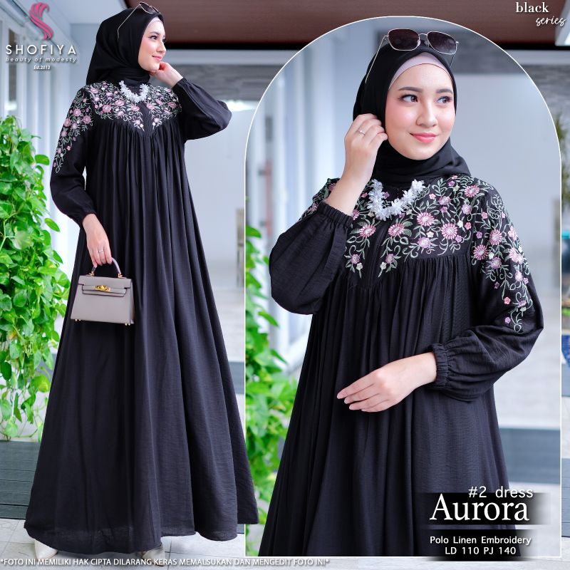 Dress Wanita Aurora Premium Quality