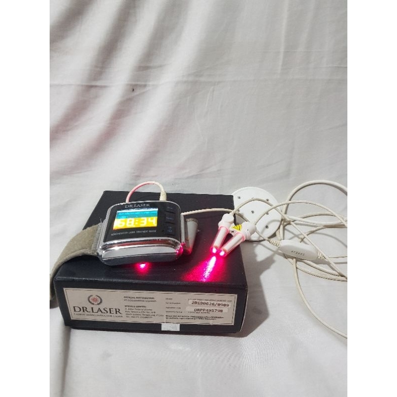 Dr laser perfect 10 plus second  bonus 1 buah kit terapi intranasal dan 1 buah kit terapi tempel