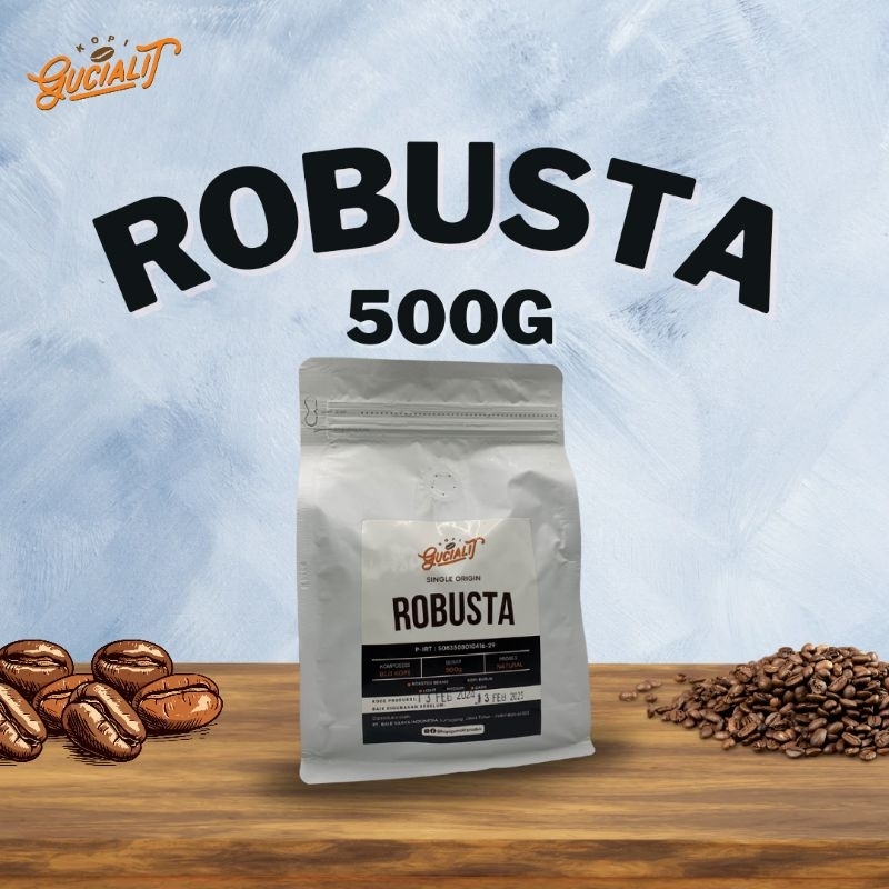 

Kopi Robusta 500 gram Kopi Gucialit