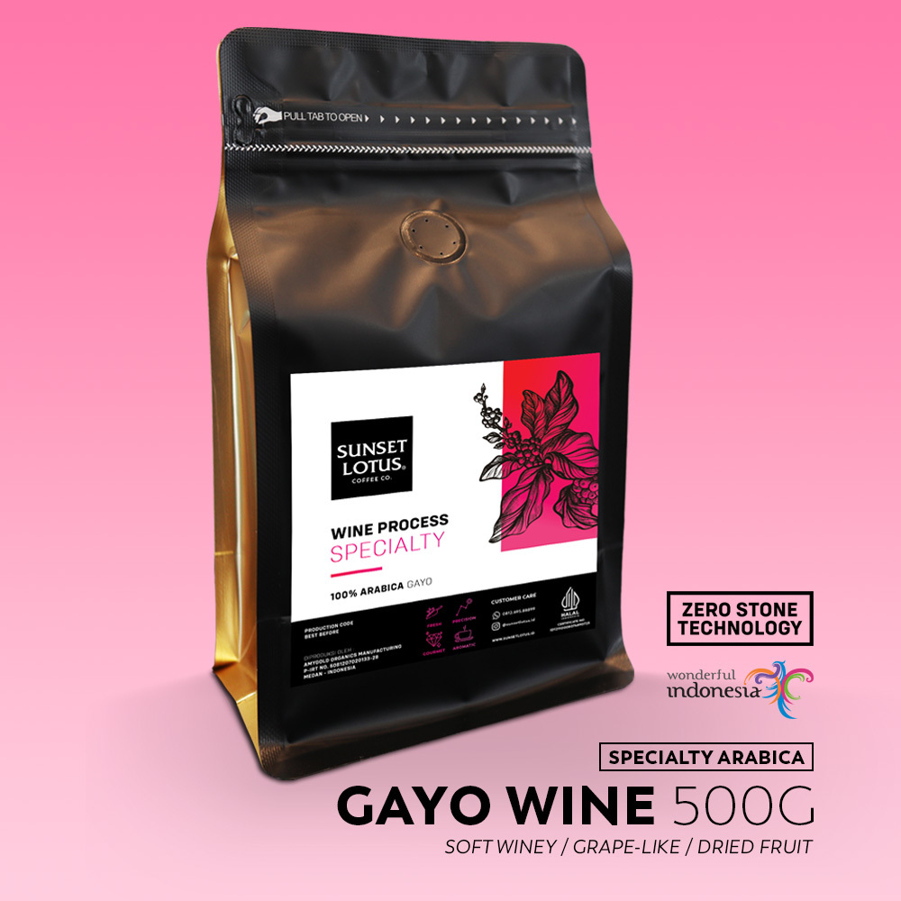 

Sunset Lotus Specialty Arabika Gayo Wine 500g