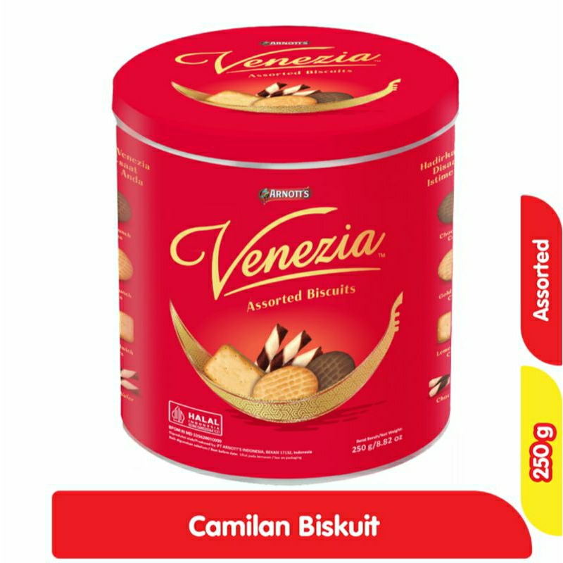 

ARNOTT'S Venezia Assorted Biscuit 250 g