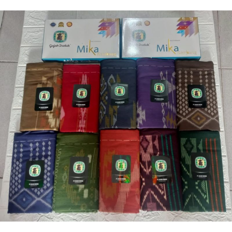 Sarung Gajah Duduk Mika Kembang