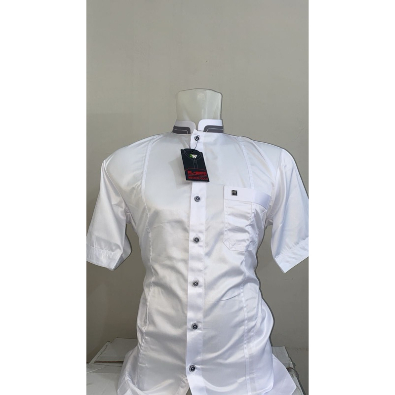 Baju Koko Pria - Al Wafa lengan pendek