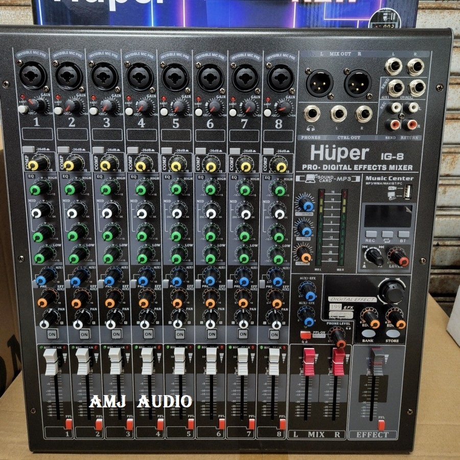 mixer huper ig8 huper 8 channel original