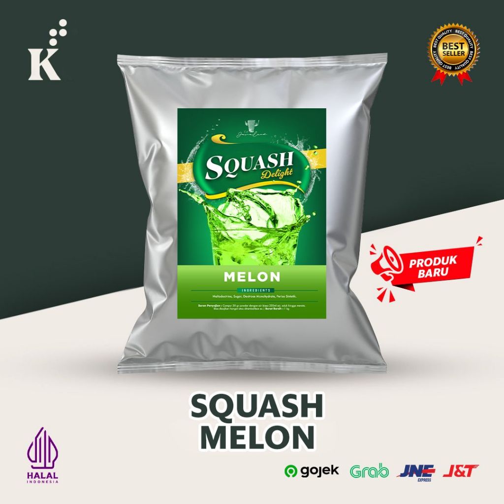 

Bubuk Minuman Bubble Powder Drink Squash Melon Javaland 1kg