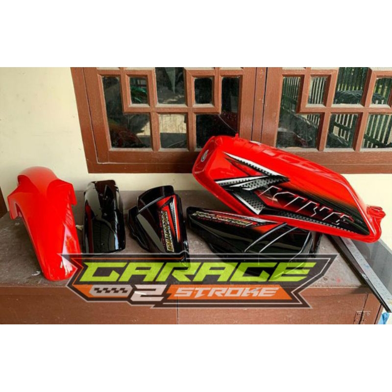 Tangki Set Yamaha Rx King merah 2004 Termurah