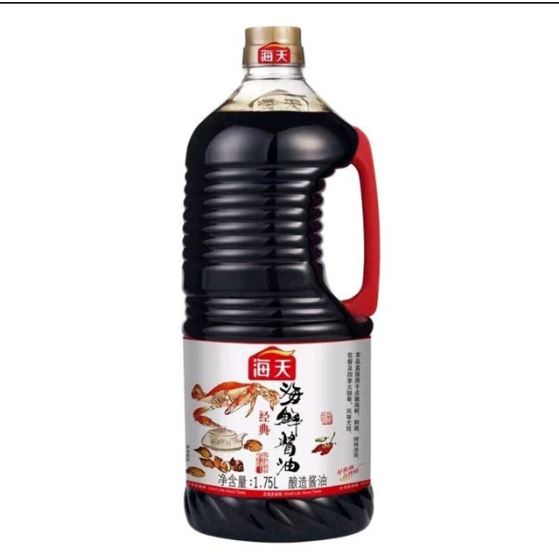 

haday tasty seafood flavored soy sauce 1.75 liter