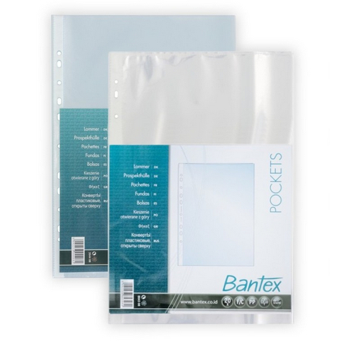 

SHEET PROTECTOR F4 / POCKETS FILE F4 / POCKET FILE ORDNER F4 / Pocket File Sheet Protector Size Folio F4 20 Lembar