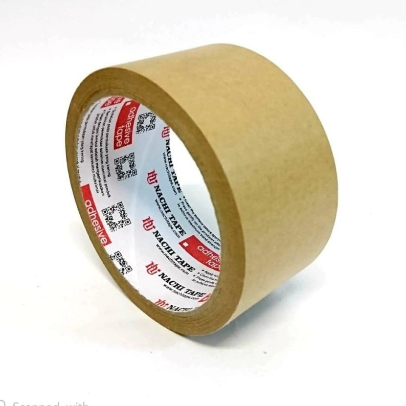 

Kraft Tape Nachi Lakban Kertas 48mm x 14yard Coklat