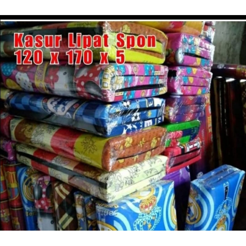 Kasur lipat 120x170x5cm busa