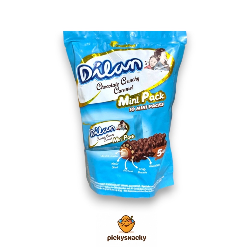 

DILAN CHOCO CRUNCH KARAMEL TOPLES 10 MINI PACK (95 GR)