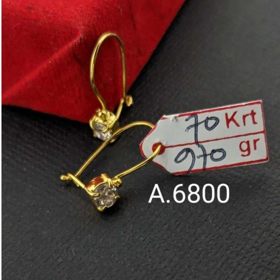 Anting Emas 16 Karat (A.6800) - Berlian lombok