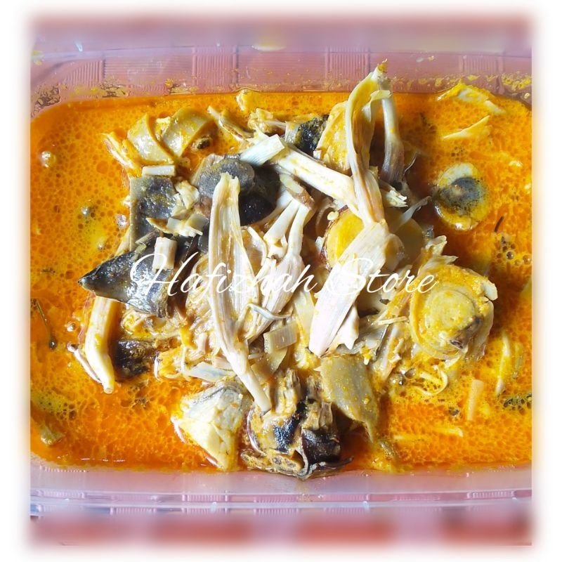 

Jantung Pisang Kuah Santan
