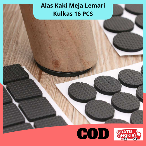 Alas Kaki Meja Lemari Kulkas EVA Pad Model Bulat 16 PCS/Alas Kaki Meja ANTI SLIP/Alas Kaki Meja KARE