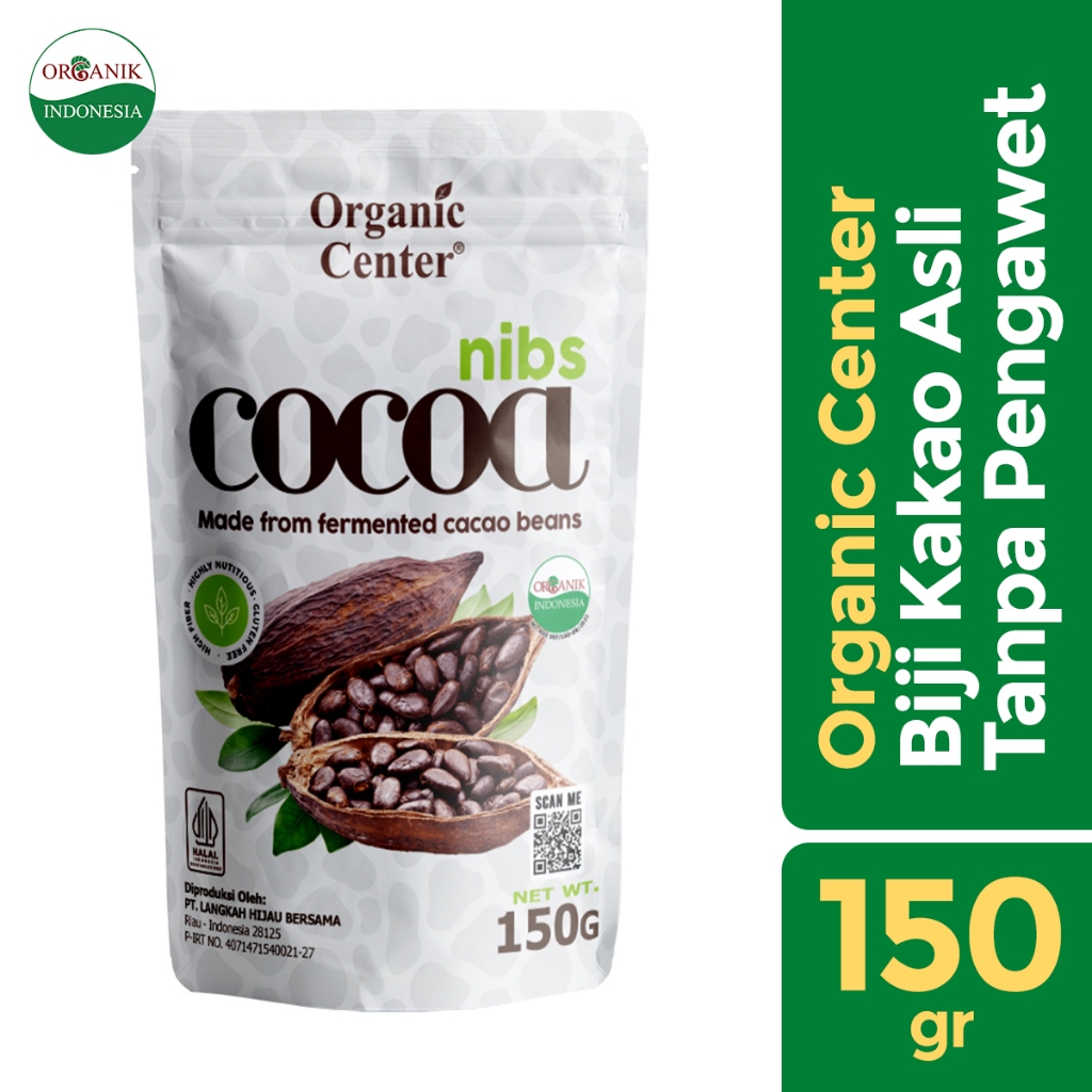 

Organic Center - Cacao Nibs Sweet 150gr - Biji Cokelat - Biji Kakao Asli