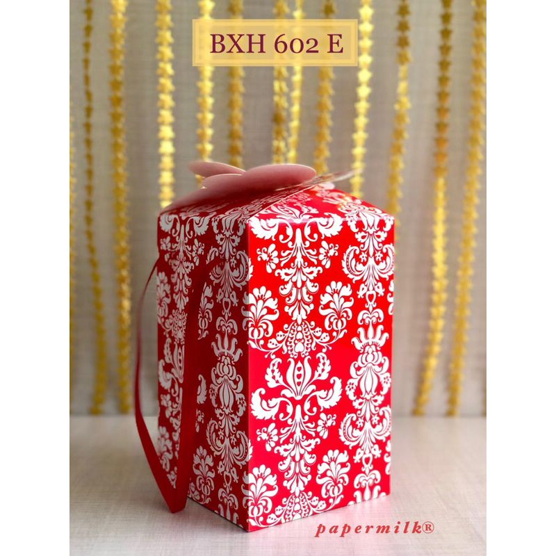 

Papermilk // BXH 602 E ( Batik ), Gift Box, kotak lipat, kotak hadiah, Box Instant, kotak kue kering 250g