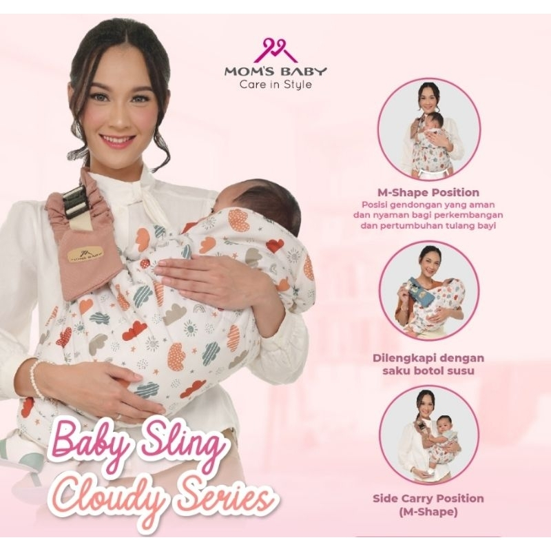 MOM'S BABY GENDONGAN SAMPING CLOUDY SERIES