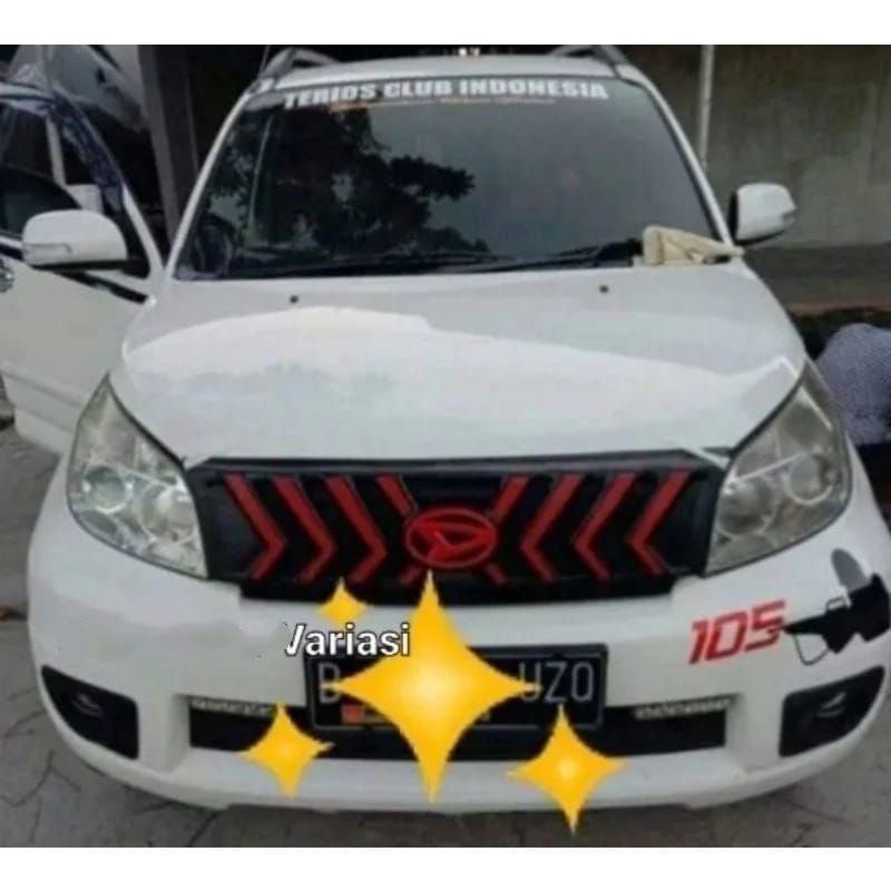 Grill terios rush konde lama  2007 - 2017 model rockfoard