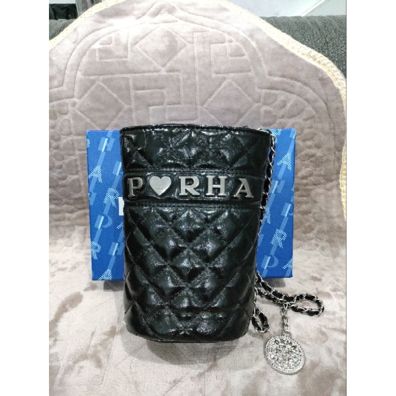 PRHA Original Sling Hp Bag Phone Mini Bag Black Tas Hp Selempang