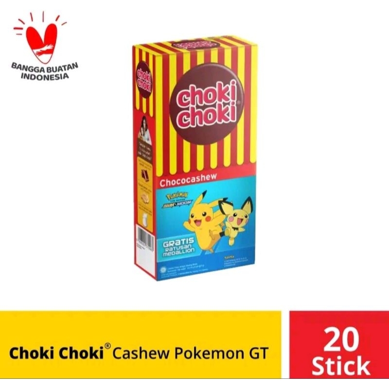 

Choki Choki Chococashew ( isi 20stick)