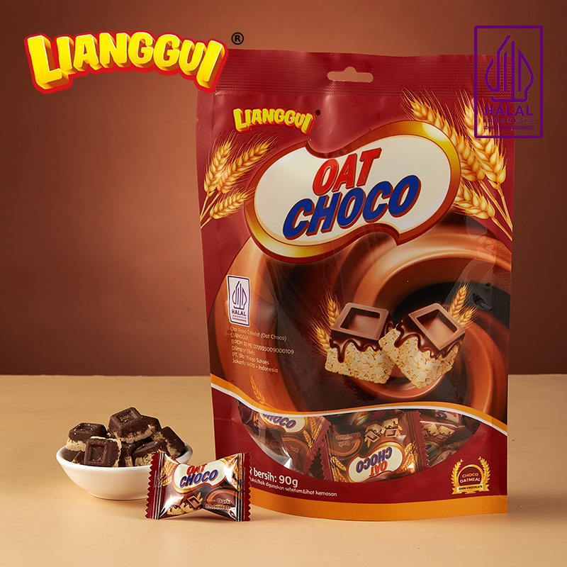 

[HALAL] LIANGGUI Oat Choco Rasa ( Cokelat Oatmeal , Cokelat Putih ) 90g | Sereal Sehat CHOCO COCONUT /STRAWBERRY / CHOCO & MILK BURSTLURRY CRISPY | SWEET Wafer Bulat Salut Chocolate Cones / Chocolates Flavour Wafer Roll Ice Cream Ice Cones Wafer