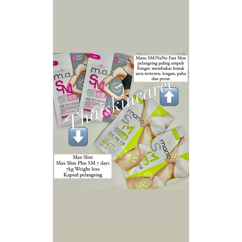 MAX SLIM 7 DAYS 7 KG TURUN BERAT BADAN / VITAMIN KAPSUL DIET /  PELANGSING / DIET SEHAT