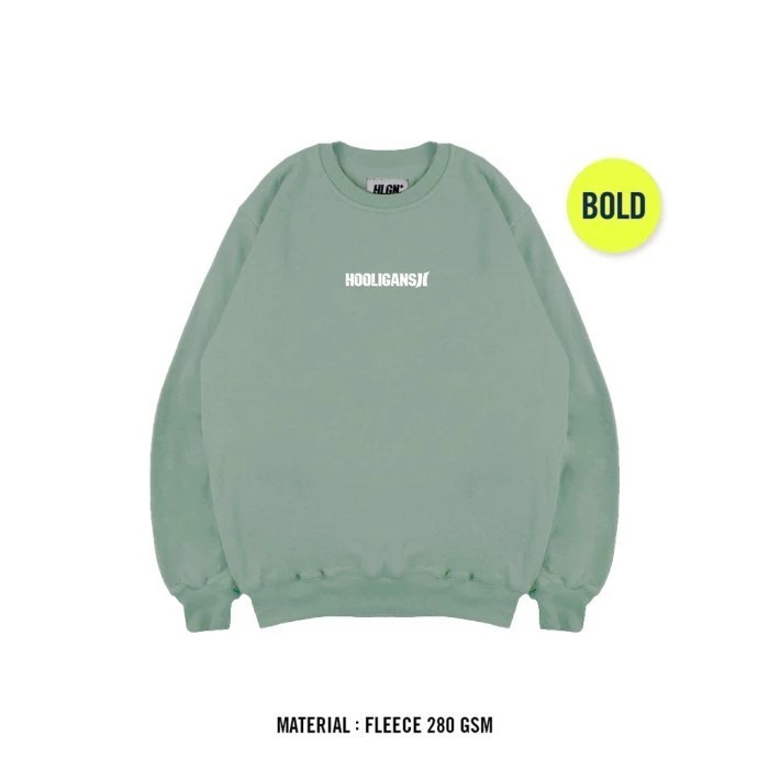 SWEATER CREWNECK BREAKSIDE CULTURAL HIJAU MINT