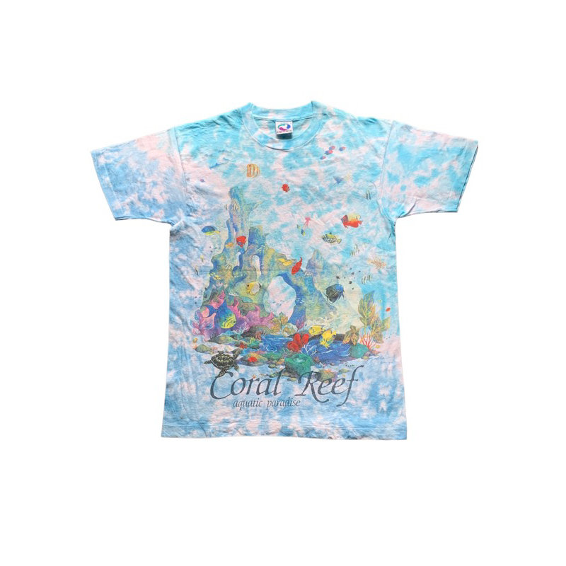 kaos vintage liquid blue