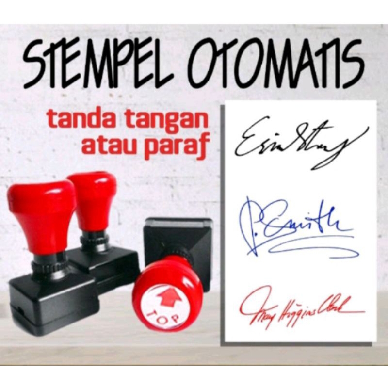 

STEMPEL FLASH TANDA TANGAN / STEMPEL PARAF / STEMPEL OTOMATIS