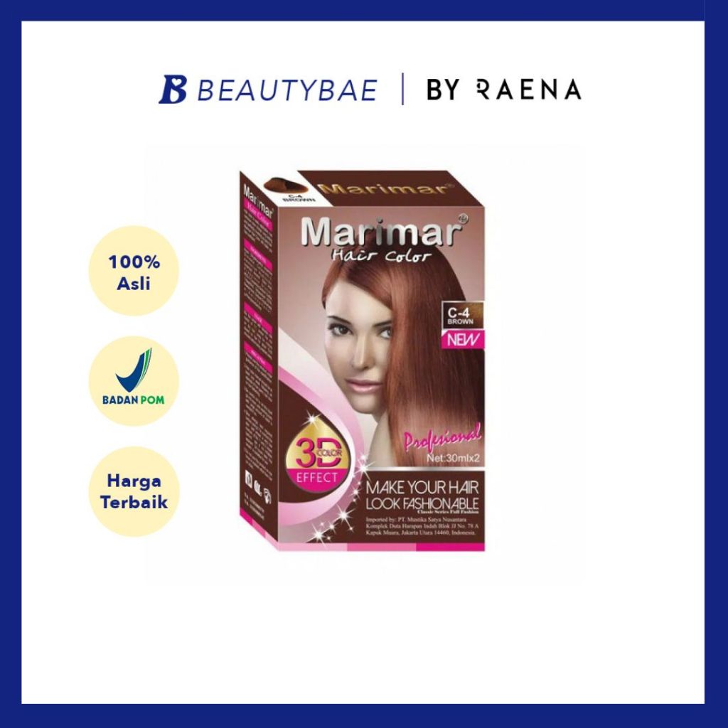 Marimar - Hair Color (Brown) C-4  | 30 ml x 2