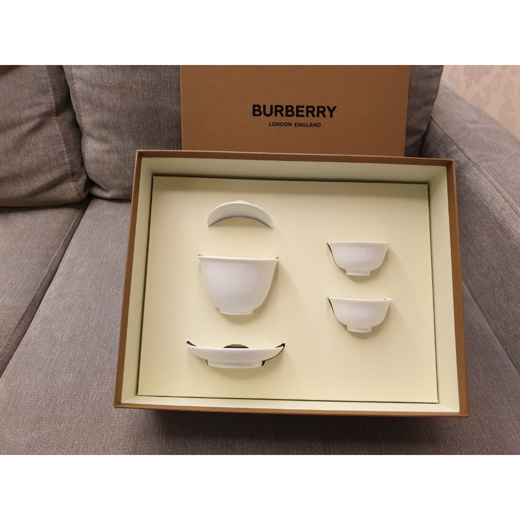 thomas cafe burberry shanghai chinese tea cup set