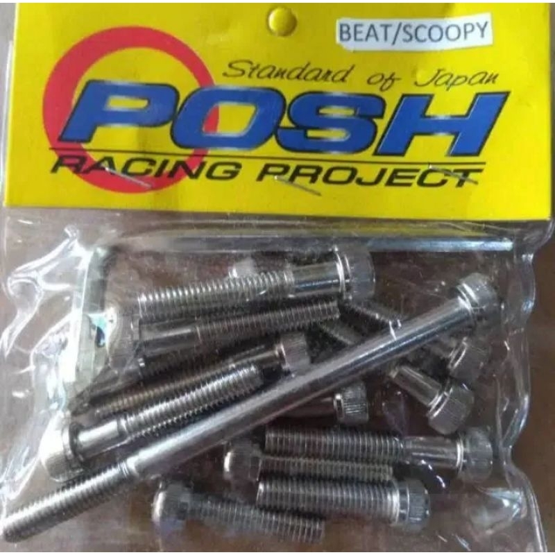 baut blok mesin cvt beat karbu scoopy karbu baut blok beat karbu scoopy karbu full set posh