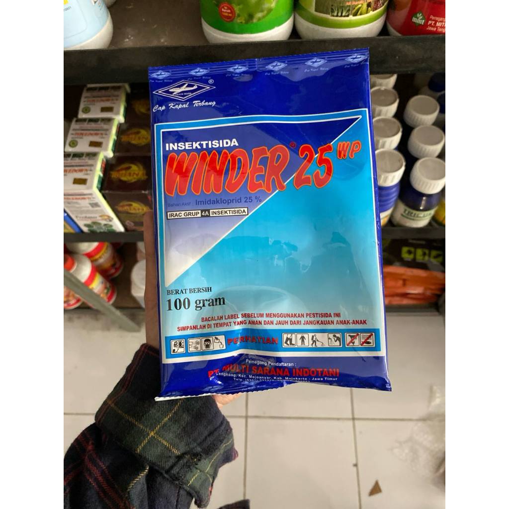 PEMBASMI HAMA PADA TANAMAN Insektisida sistemik winder bubuk 25 wp isi 100 gr