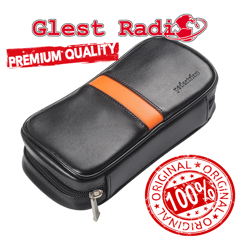 Tas Premium Perlengkapan Pipa Cangklong Import 2 Pipa Black Garis 1