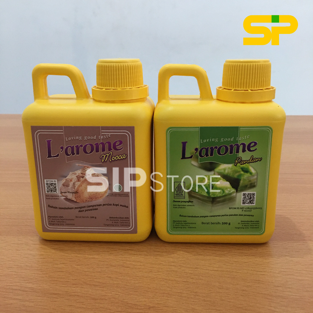 L'Arome Mocca & Pandan Pasta 500 Gr / Larome Mocca dan Pandan  Pasta 500 Gr