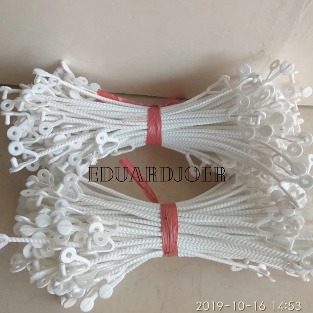 

TALI JEPIT PLASTIK SNACK||TALI PLINTIR / TALI PLASTIK /tali jinjing snack 19cm grade A isi 100 pcs